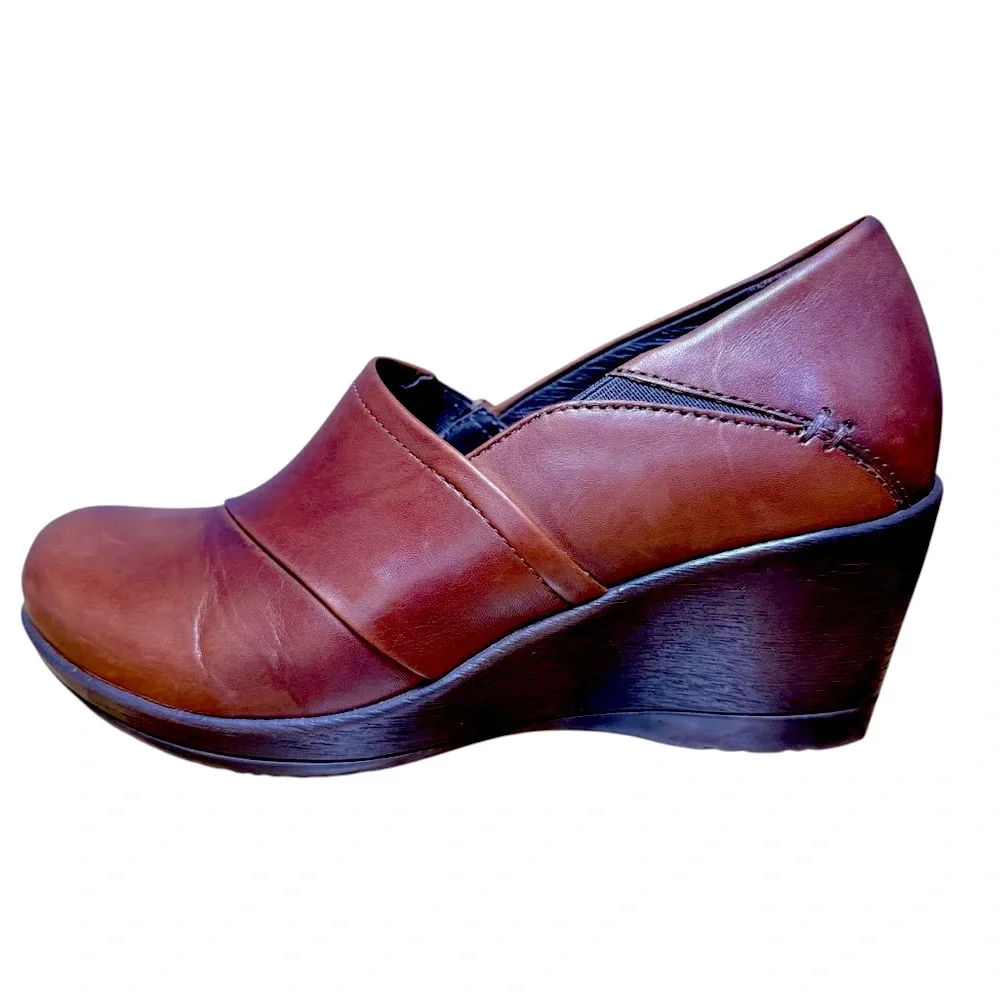 Dansko slip leather